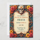 💀🎉 Teal Me the Afterlife Party Invitation 招待状 (正面)