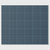 Teal & Navy Tartan Plaid Gift Wrap Wrapping Paper ラッピングペーパー (フラット)