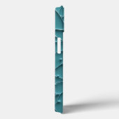 Teal Organic Texture iPhone Case Modern Style Case-Mate iPhoneケース (裏面 / 右)