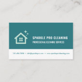 Teal Professional House Cleaning Services 名刺 (正面)