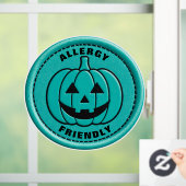 Teal Pumpkin Allergy Friendly Non Food Treat Alert ウィンドウサイン (ホーム)