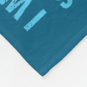 Teal Purple Ribbon Suicide Awareness Flag Brother  フリースブランケット (角)