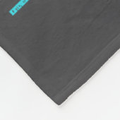 Teal Purple Ribbon Suicide Awareness Flag Freind B フリースブランケット (角)