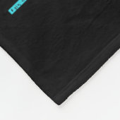 Teal Purple Ribbon Suicide Awareness Flag Student  フリースブランケット (角)