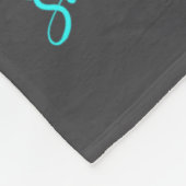 Teal Purple Suicide Prevention Awareness Nephew He フリースブランケット (角)