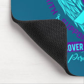 Teal Purple Suicide Prevention Awareness Nephew He マウスパッド (コーナー)