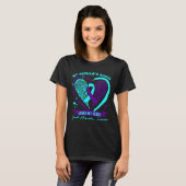 Teal Purple Suicide Prevention Awareness Nephew He Tシャツ (正面フル)