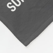 Teal Purple You Suicide Prevention Awareness Month フリースブランケット (角)