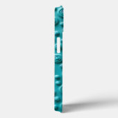 Teal Spiral Texture iPhone Case Cool Design Case-Mate iPhoneケース (裏面 / 右)