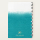 Teal Spiritual Gratitude Spiral Journal ノートブック (裏面)