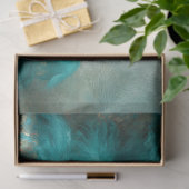 Teal Velvet Black Wolf Portrait 薄葉紙 (ギフト)