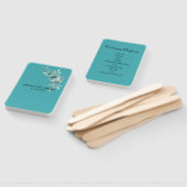 Teal Whisper Blooms Wedding ハンドファン (組立なし)