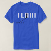 TEAMにiがある Tシャツ (デザイン正面)
