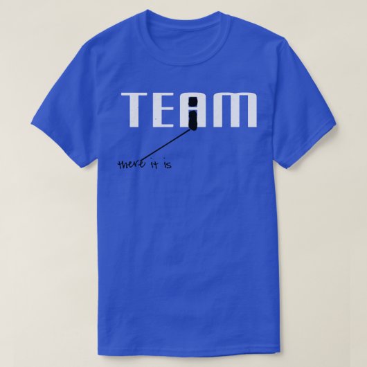 TEAMにiがある Tシャツ (デザイン正面)