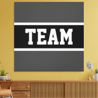 TEAMアスレテはっきりしたィックダークグレー白黒ストライプ