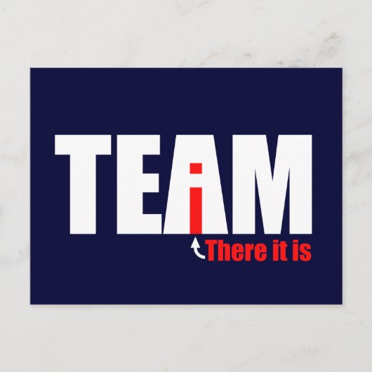 TEAM内のi ポストカード (正面)