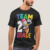 Team 2nd Grade Teacher Boys School Second Grade Sq Tシャツ (正面)
