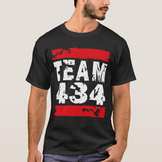 TEAM 434 - RUN THE DMV (ホワイト) Tシャツ (正面)