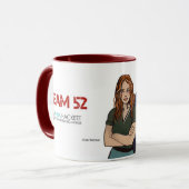 Team 52 Mug、11オンス（JonaとEvan） マグカップ (正面左)