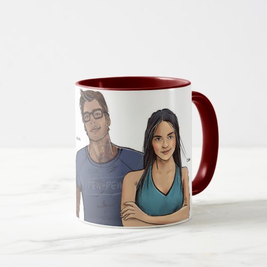 Team 52 Mug - Callie and Brooks マグカップ (正面右)
