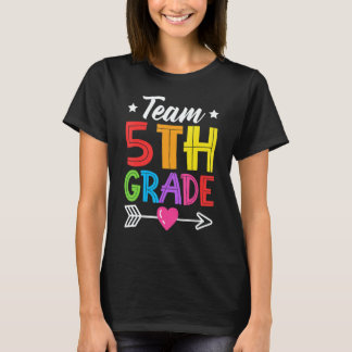 Team 5th Grade Teacher Student Kid Back To School  Tシャツ