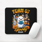 Team 67 Spooky Squad Funny Six Seven Meme 6 7 Hall マウスパッド (マウス)