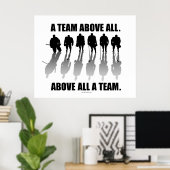 Team Above All （ホッケー） ポスター (ホームオフィス)