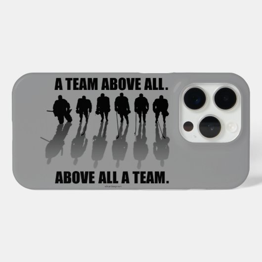 Team Above All （ホッケー） Case-Mate iPhoneケース (裏面 (横))