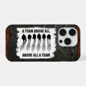 Team Above All （ホッケー） iPhoneケース (裏面横)
