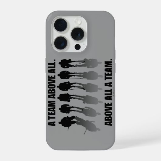 Team Above All （ホッケー） iPhoneケース (裏面)