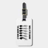 Team Above All (Hockey)荷物タグ ラゲッジタグ (正面縦)