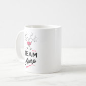 Team apero Femme コーヒーマグカップ (正面左)
