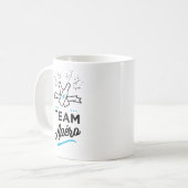 TEAM apero Homme コーヒーマグカップ (正面左)