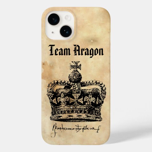 Team Aragon – アラゴンクラウンケースメイトのキャサリン Case-Mate iPhoneケース (裏面)