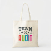 Team Audit Auditor Auditing Group Accountant トートバッグ (正面)