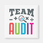 Team Audit Auditor Auditing Group Accountant マグネット (正面)