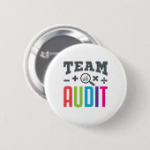 Team Audit Auditor Auditing Group Accountant 缶バッジ (正面&裏面)