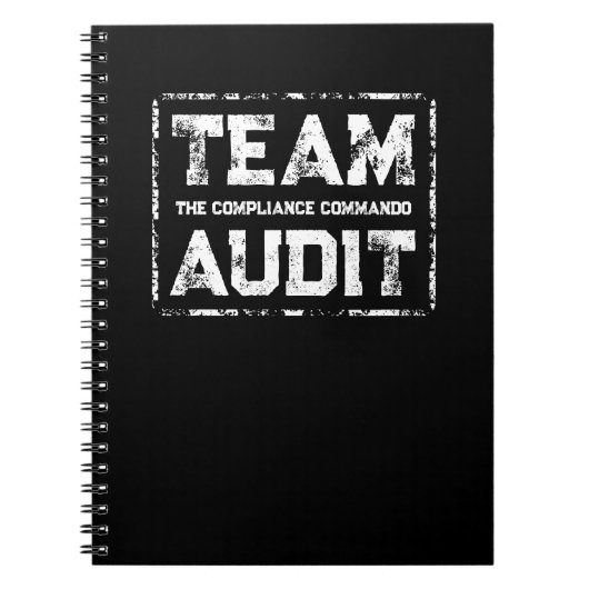 Team Audit Auditor Auditing Group Office ノートブック (正面)
