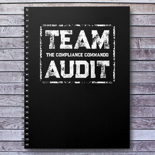 Team Audit Auditor Auditing Group Office ノートブック