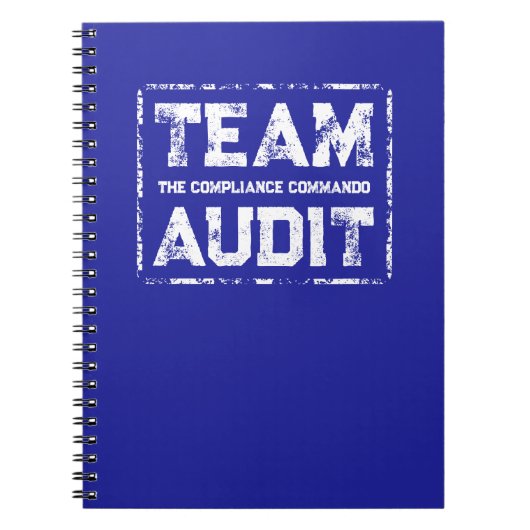 Team Audit Auditor Auditing Group Office ノートブック (正面)