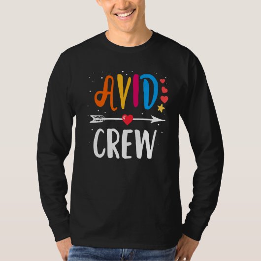 Team Avidプログラム教育者先生評価Cr Tシャツ (正面)