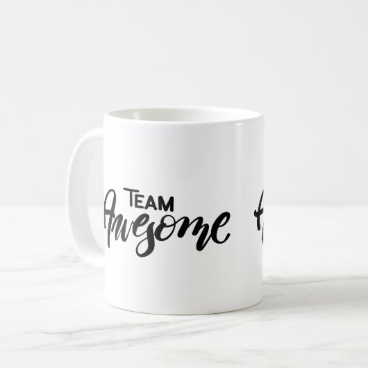 Team Awesome Mug コーヒーマグカップ (正面左)