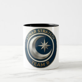 Team B Lunar Strategy Emblem | Moon & Star Leaders ツートーンマグカップ