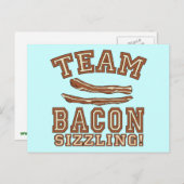 TEAM BACONはTシャツ、マグカップ、ギフトに輝いている ポストカード (正面/裏面)