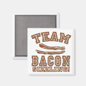 TEAM BACONはTシャツ、マグカップ、ギフトに輝いている マグネット (正面/裏面)
