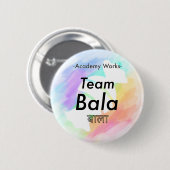 Team Bala - Academy Works 缶バッジ (正面&裏面)