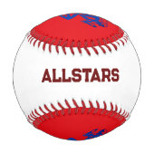 Team Baseball Personalized 野球ボール (裏面)