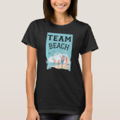 Team Beach Family Premium Tシャツ (正面)