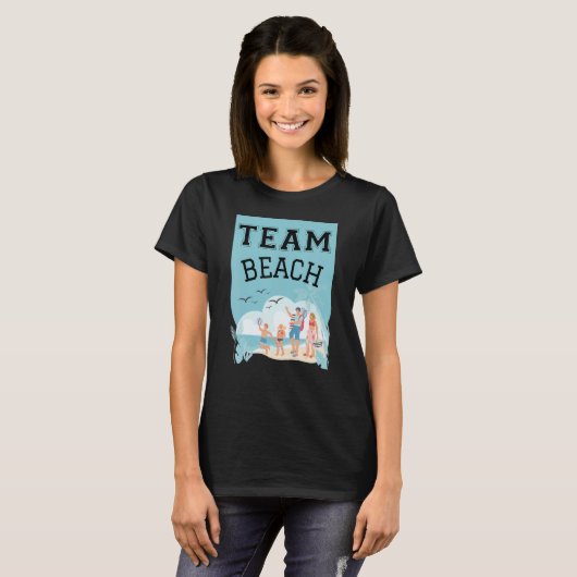 Team Beach Family Tシャツ (正面フル)