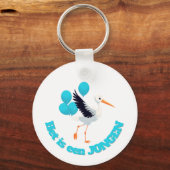 Team Blauw  - Gender Reveal Design キーホルダー (正面)